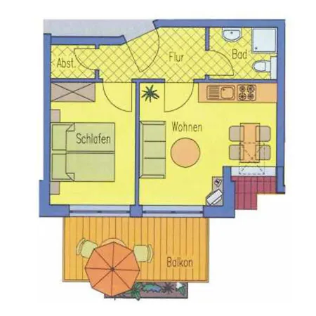 아파트 Brise Haus Viktoria App 05